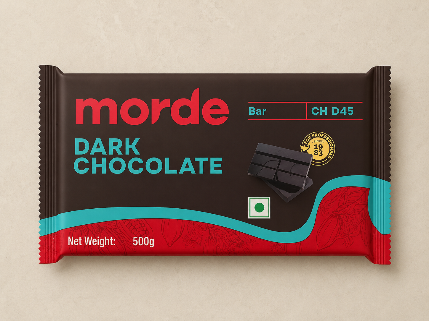 MORDE DARK CHOCOLATE BAR CH D45