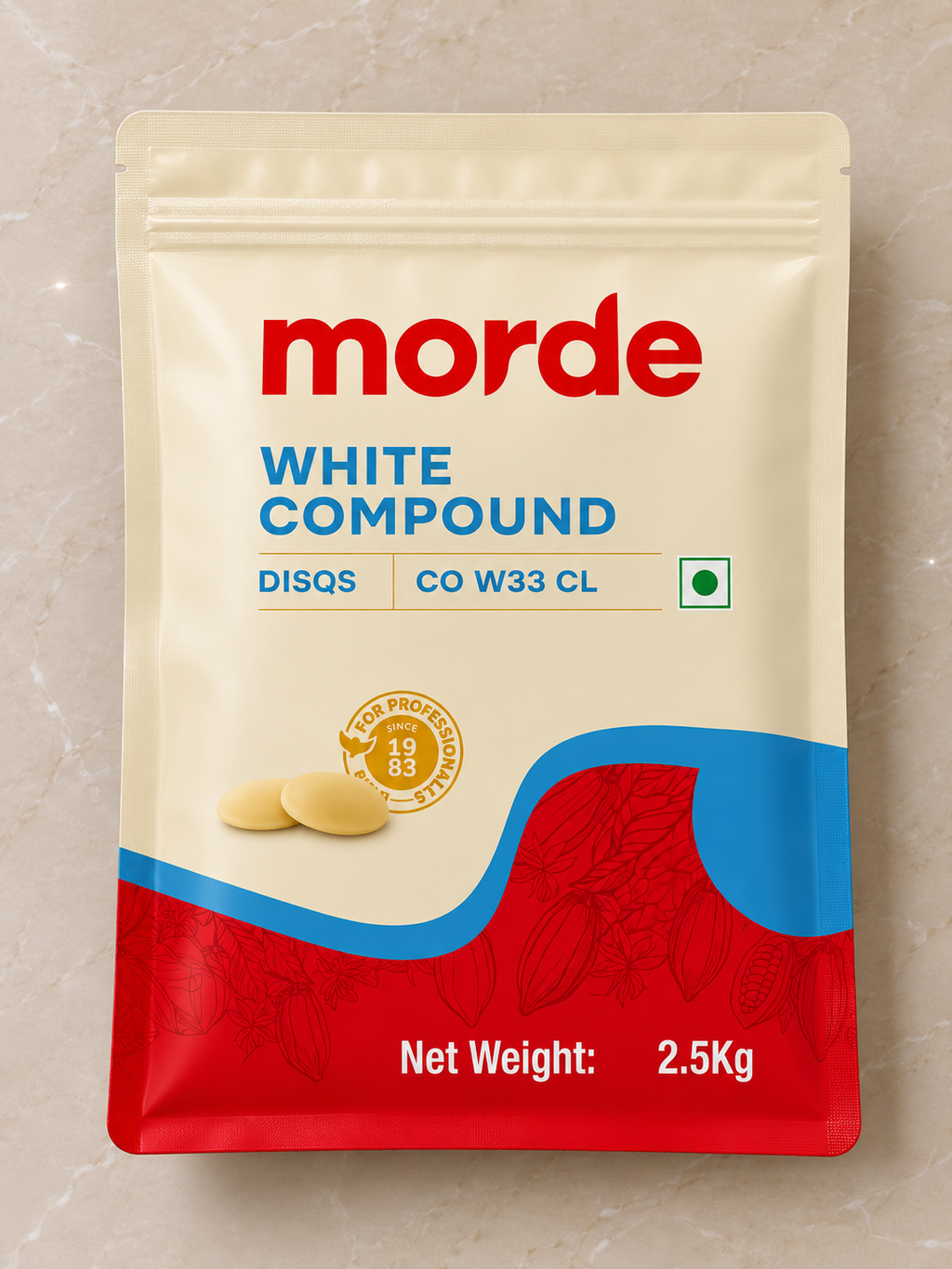 MORDE WHITE COMPOUND DISQS CO W33 CL