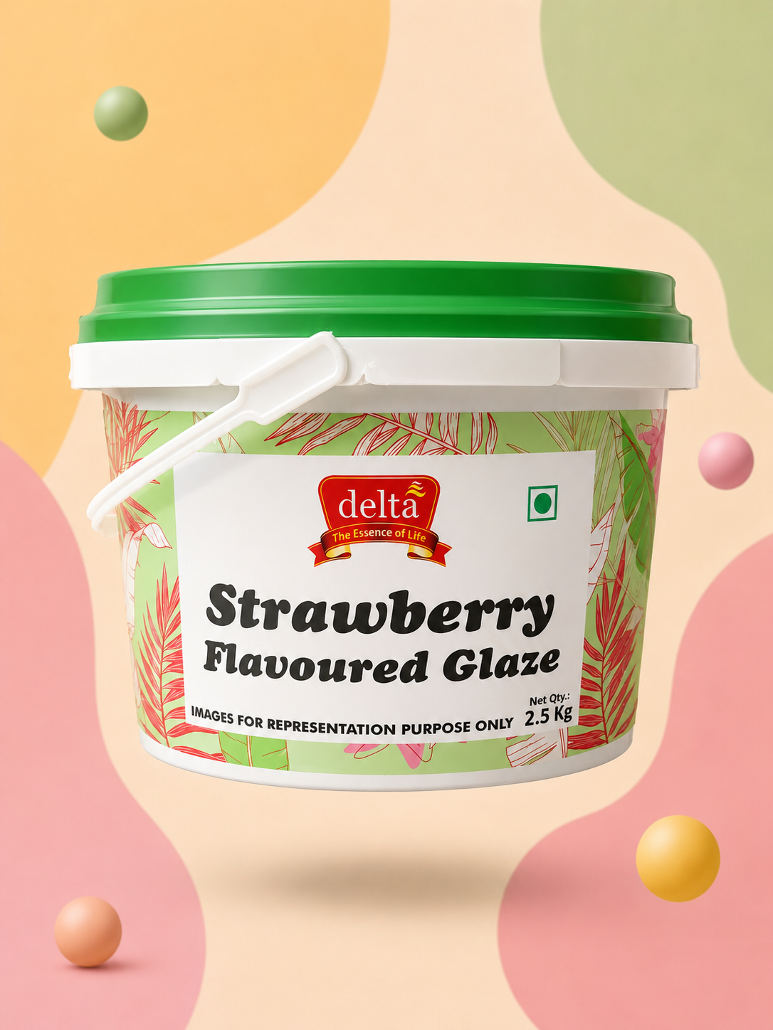 DELTA STRAWBERRY FLAVOURED GLAZE (JELLY)