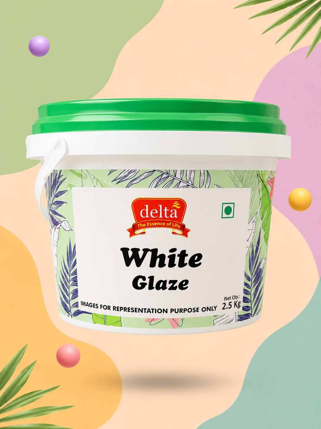 DELTA WHITE GLAZE (JELLY)