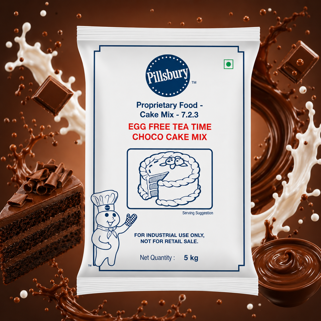 PILLSBURY EGG FREE TEA TIME CHOCO CAKE MIX