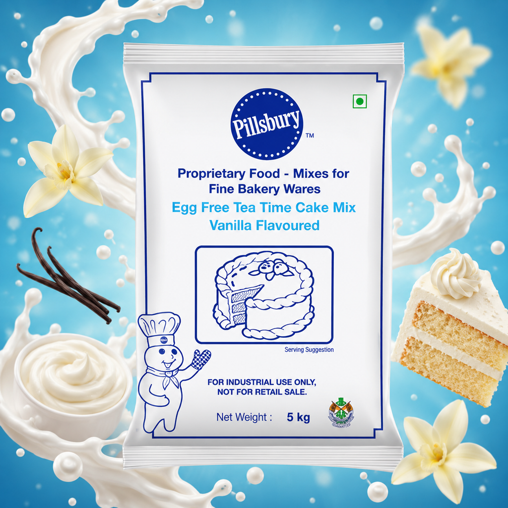 PILLSBURY EGG FREE TEA TIME CAKE MIX VANILLA FLAVOURED