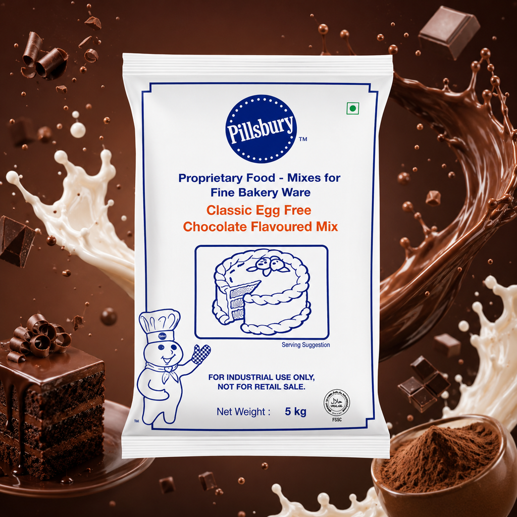 PILLSBURY CLASSIC EGG FREE CHOCOLATE FLAVOURED MIX