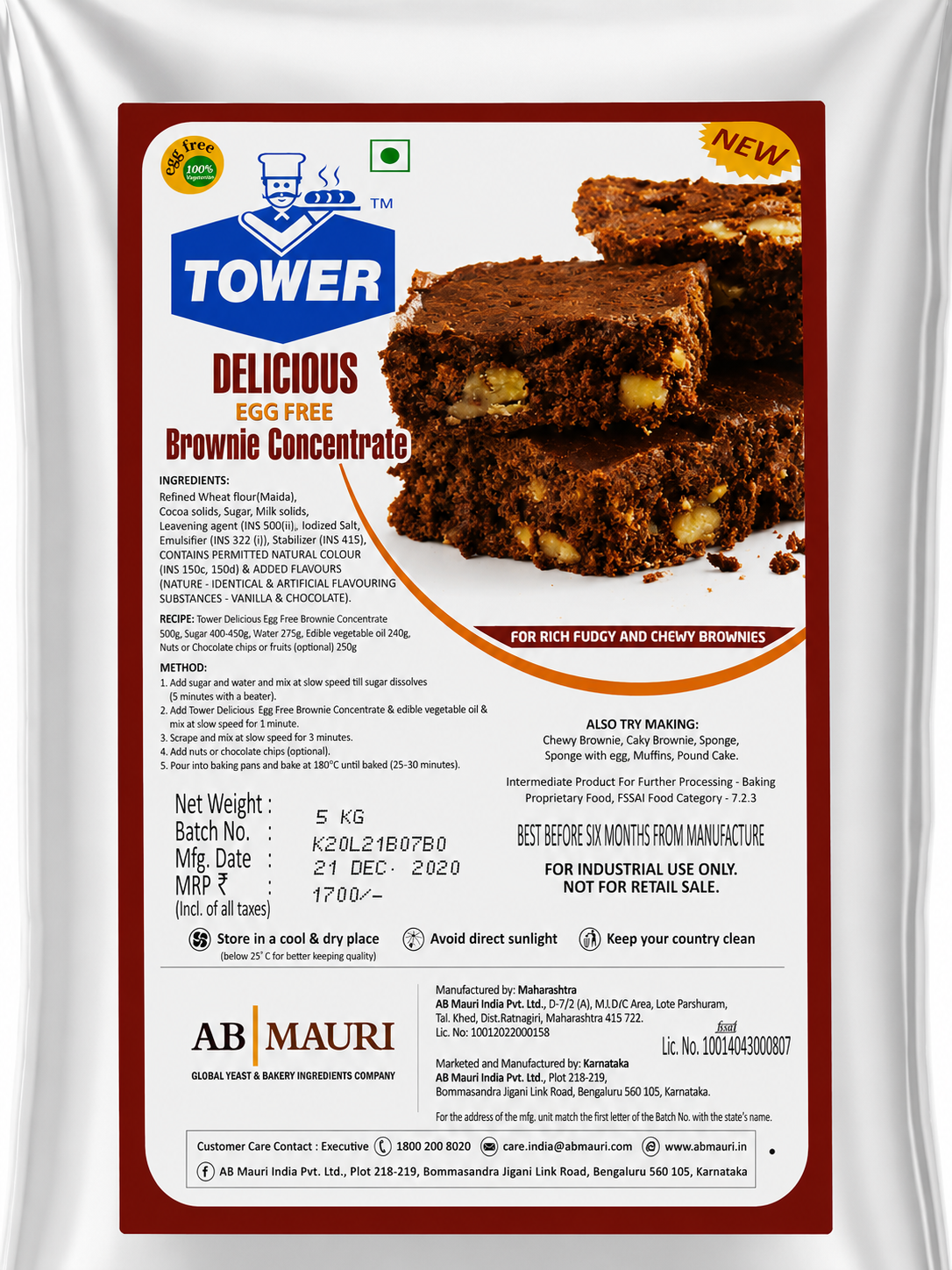 VANILLA EGG LESS TOWER BROWNEE CONCENTRATE