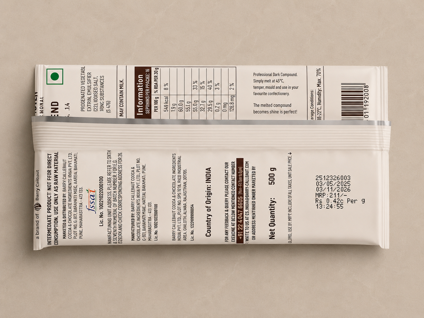 VAN HOUTEN PROFESSIONAL CLASSIC DARK COMPOUND