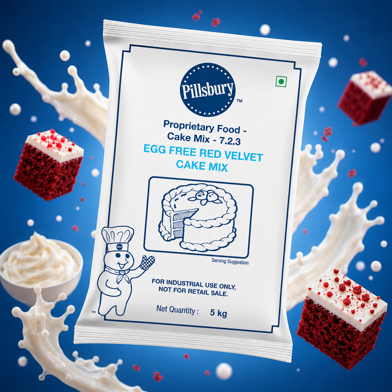 PILLSBURY EGG FREE RED VELVET CAKE MIX