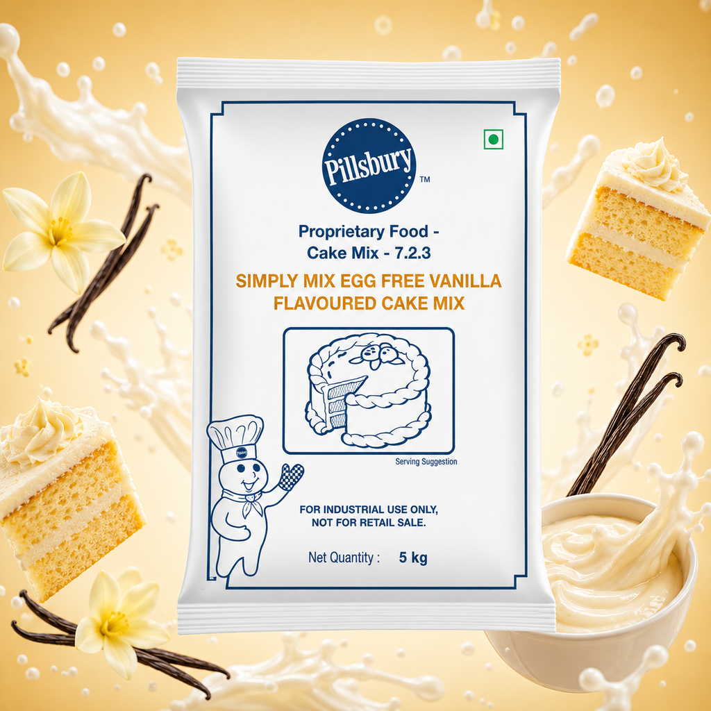 PILLSBURY SIMPLY MIX EGG FREE VANILLA FLAVOURED CAKE MIX