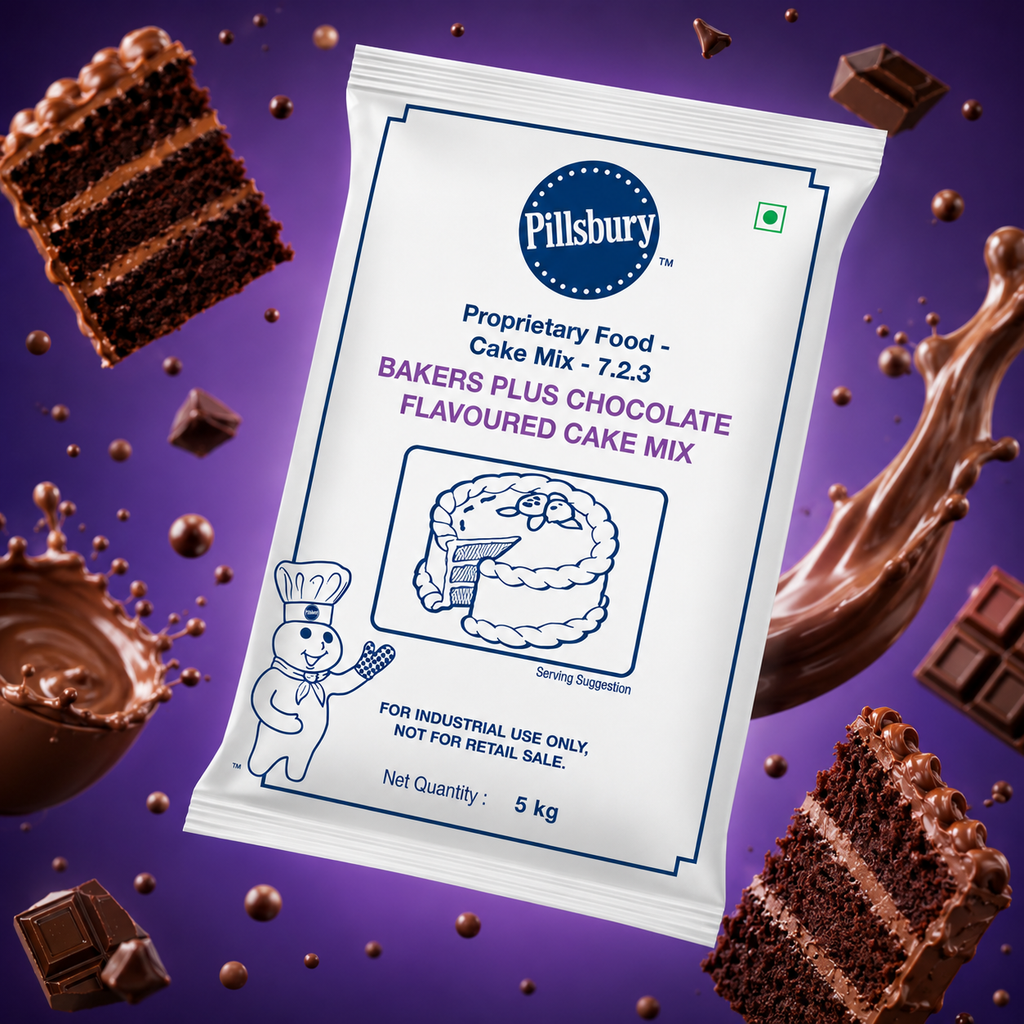 PILLSBURY BAKERS PLUS CHOCOLATE FLAVOURED CAKE MIX